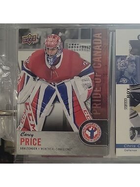 Carey Price Hockey Card Montreal Canadiens